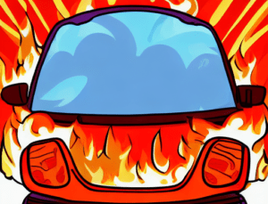 Film-Mythos: Brennende Autos explodieren
