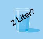 2 Liter trinken am Tag